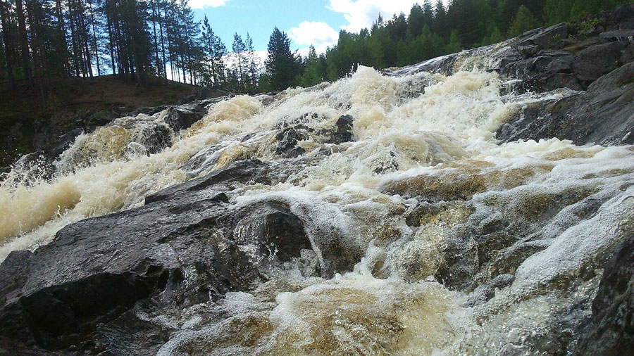 Водопад Пор-Порог, Карелия