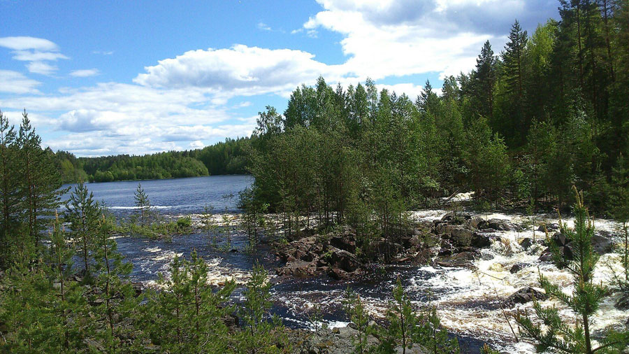 Водопад Пор-Порог, Карелия