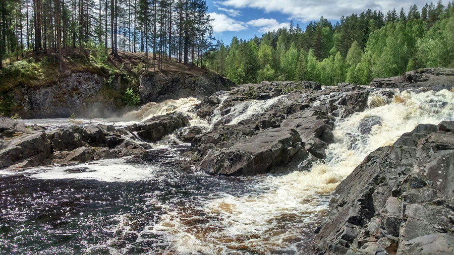 Водопад Пор-Порог, Карелия